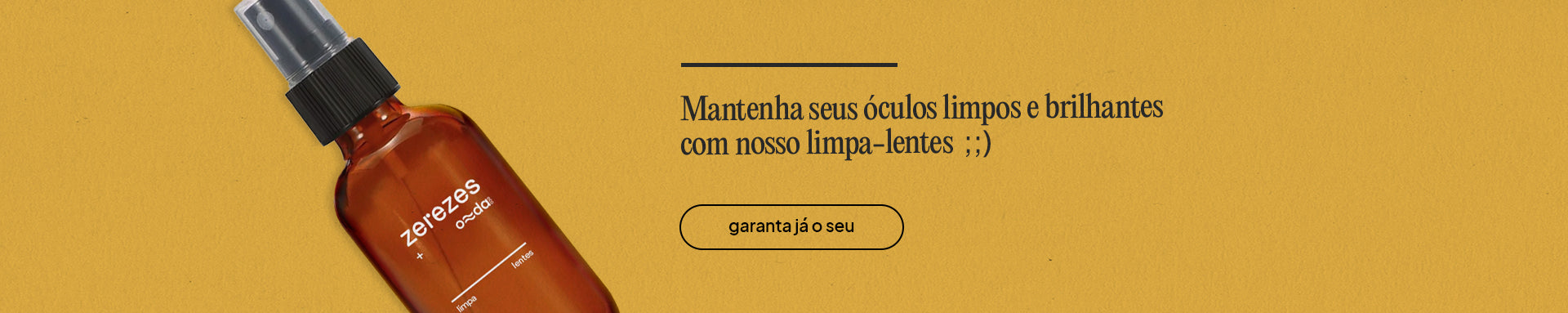 Mantenha seus óculos limpos e brilhantes com nosso kit limpa-lentes.