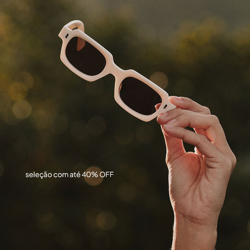 Aproveite nossos óculos de sol com 100% de proteção UVA e UVB. O cuidado que seus olhos merecem.