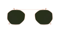 Ouro com lentes esverdeadas e sua variante Ouro com lentes esverdeadas