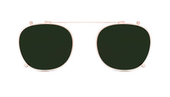 Ouro com lentes esverdeadas e sua variante Ouro com lentes esverdeadas