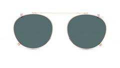 Ouro com lentes esverdeadas e sua variante Ouro com lentes esverdeadas