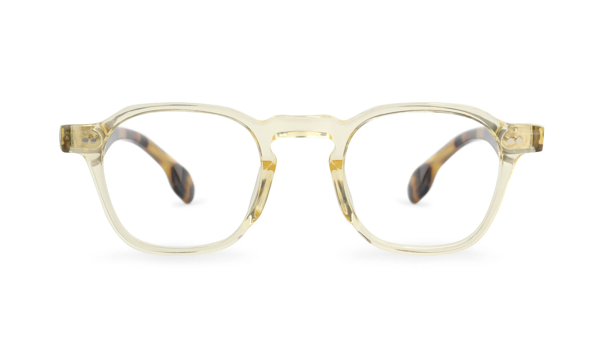 Imagem da variante champagne com tortoise lume do produto Bo - Óculos de Grau Tamanho P