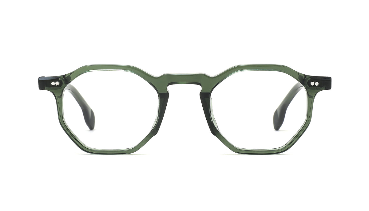 Imagem da variante verde matcha do produto Omie - Óculos de Grau Tamanho P