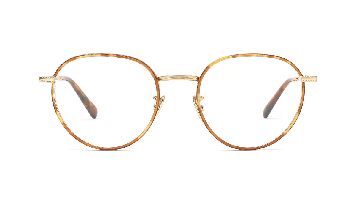 ouro com tortoise mogno